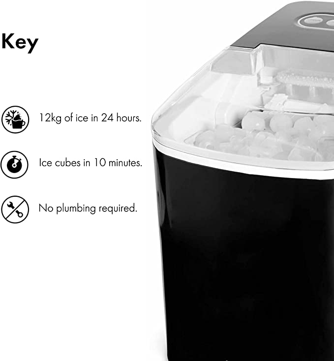 Vonhaus 220 volt Ice Maker 2000016 Countertop Ice Maker 220v 240 volt 50 hz